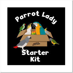 Parrot Lady Starter Kit for Bird Lover Posters and Art